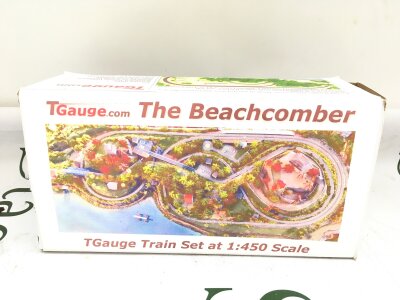 A Boxed T Gauge The Beachcomber Set by Tgauge.com. Includes A EWS Class 67 Locomotive 1/450 Scale. Complete and As New.