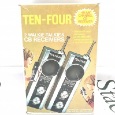 A Boxed Ten-For 2 Walkie-Talkie And CB Receivers. No Reserve.