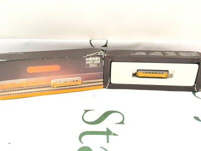 A Boxed Marklin Z Gauge Track Cleaner #8802.