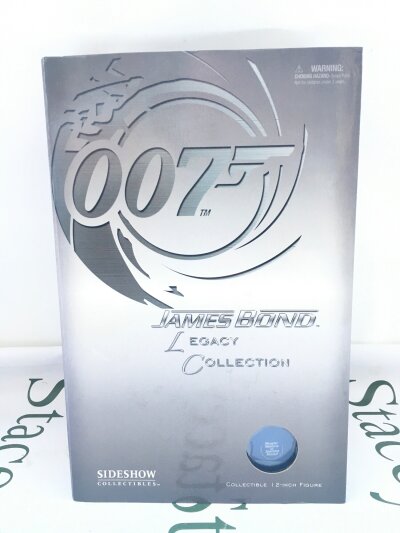 A Boxed Sideshow Collectables James Bond Roger Moore Figure.