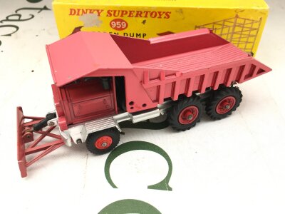 A Boxed Dinky Toys Foden Dump Truck With Bulldozer Blade #959.