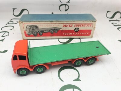 A Boxed Dinky Supertoys Foden Flat Truck #502.