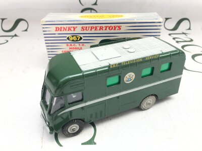 A Boxed Dinky Supertoys B.B.C. TV Mobile Control Room #967.