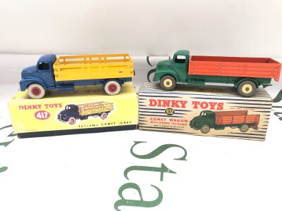 A Boxed Dinky Laylend Comet Lorry #417 And A Comet Wagon With Hinged Tailboard #932.