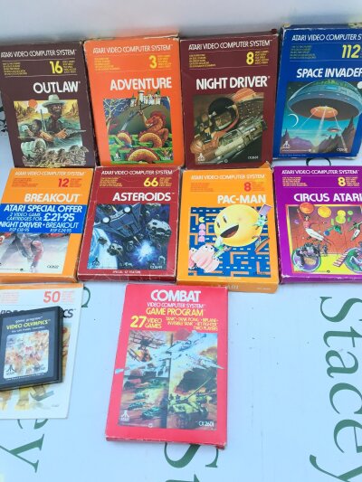 An Atari 2600, Games And Accessories.