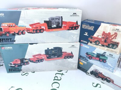 A Small Collection Of Boxed Corgi Classic Heavy Haulage. No Reserve.