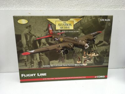 Boxed Corgi Aviation Archive model from the Flight Lin collection featuring a B17G  NINE O NINE.  US33309 limited edition 1:72 scale.  Includes hand painted metal figures.  No reserve