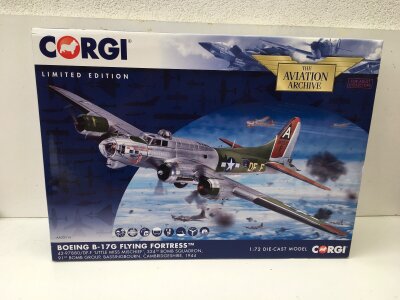 A boxed Corgi Aviation Archive Model featuring  a Boeing B17G Flying Fortress LITTLE MISS MISCHIEF.  AA33316 limited edition 1:72 diecast.  No reserve