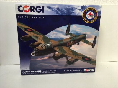 A Boxed Corgi Aviation Archive diecast model featuring a Avro Lancaster from the Canadian Warplane Heritage.  US32622F limited edition 1:72 scale.  No reserve.
