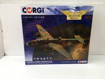 A boxed Corgi Aviation Archive diecast Model featuring a Handley Page Halifax B.III. EXPENSIVE BABE.  AA37209 limited edition 1:72 scale. No reserve