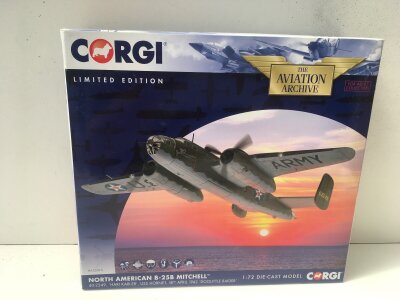 Boxed Corgi Aviation Archive diecast model featuring a B25B Mitchell. HARI KARI.ER.  AA35313 limited edition 1:72 scale.   No reserve