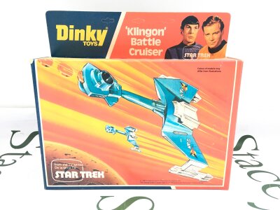 A Boxed Dinky Star Trek Klingon Battle Cruiser.