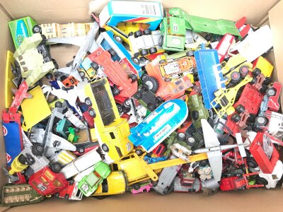 A Collection Of Playworn Diecast And A Collection Of Empty Boxes. No Reserve.