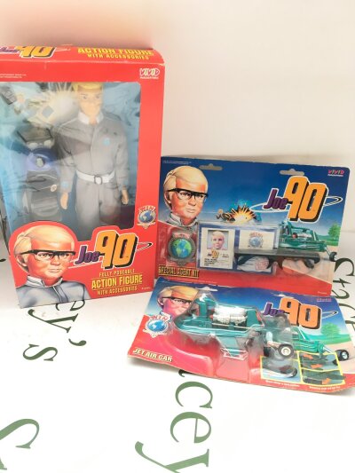 A Boxed Vivid Imaginations Joe 90 Doll. A Special Agent Kit And A Jet Air Car.