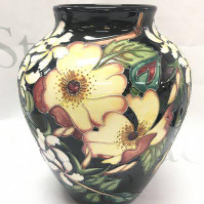 A Moorcroft vase , Lakeme by Rachel Bishop limited 43/60 vase 21cm tall. No obvious damage or restoration This lot cannot be posted