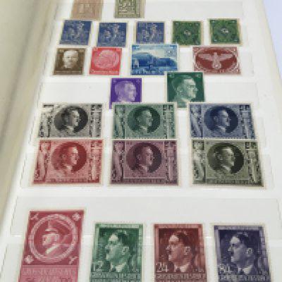 An album of German stamps used and unused, some 19th century stamps with a detailed inventory from Stanley Gibbons