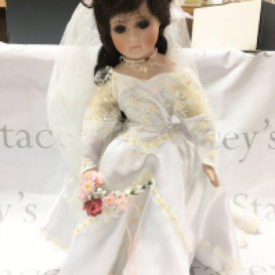 a vintage Bride doll ,46cm tall. Postage category C. NO RESERVE