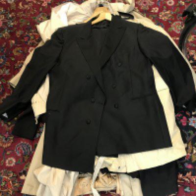 A collection of coats including Jaeger, Timberland, Take Six London, Hornes. Postage category C x2