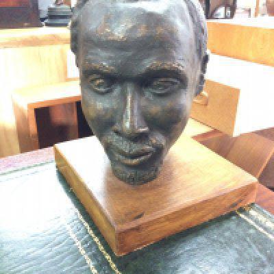 A 20th Century Three Dimensional Male Head Sculpture. NO RESERVE
