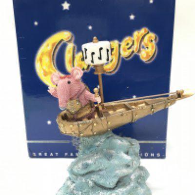 A boxed Robert Harrop ceramic music box- small clanger and the music boat, CLMB1. Limited Edition 235/1500 Seen working.no obvious damage or restoration. Postage category B