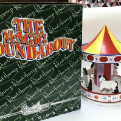 A boxed Robert Harrop The Magic Roundabout music box seen working, MRMB1 limited edition of 500. Postage category C