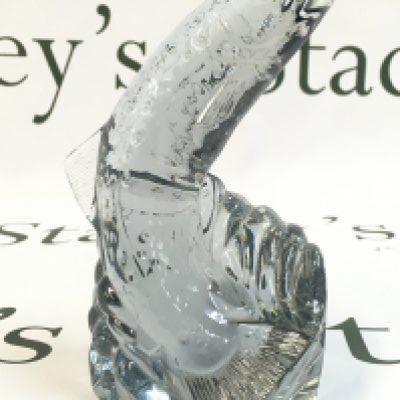 A Svenskt Glas trout figure, this lot cannot be posted