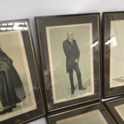 A collection of Victorian Spy prints for Vanity Fair including Sir Frederick Peel (5) NO RESERVE