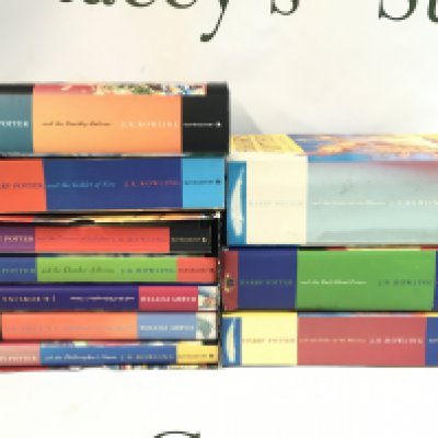 Harry Potter books including three first editions plus a boxed set of hardbacks. Postage category C