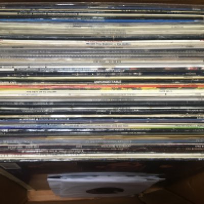 A box of LPs, 12" and 7" singles by various artists including Status Quo, Elton John and others. Shipping category D.