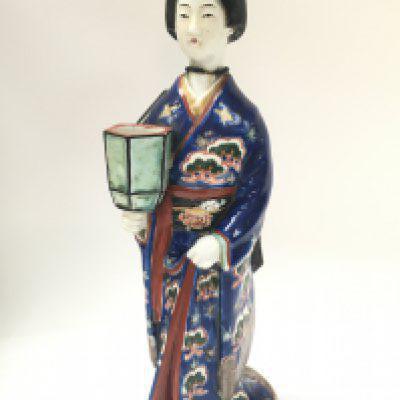 A late 19th Japanese figure, 27cm tall. This lot cannot be posted. NO RESERVE