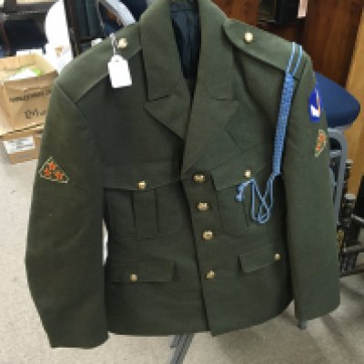 Irish republic 1960s dress uniforms with badges attached