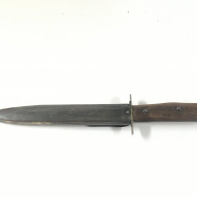 A German Third Reich boot knife ,29.5cm total length 18cm blade length Approx. This lot cannot be posted