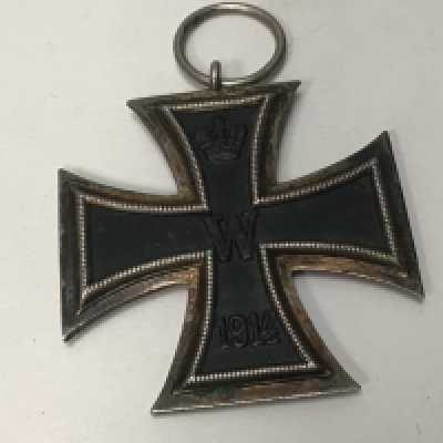 A German I world war Imperial Iron cross second class.
