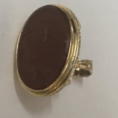 A Victorian style gold fob