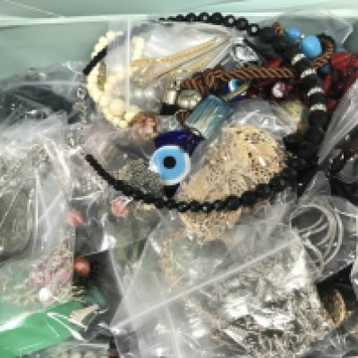A Collection of costume jewellery including necklaces, bracelets etc . Postage category C. NO RESERVE