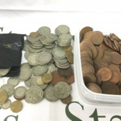 A collection of old GB coins. Shipping category D.