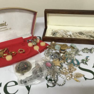 A collection of mixed costume jewellery.