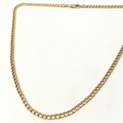 A 9ct gold chain, 20cm long. 5.2g total weight Postage category A