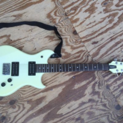 A Westone Thunder I-A electric guitar. Comes with a soft carry case.