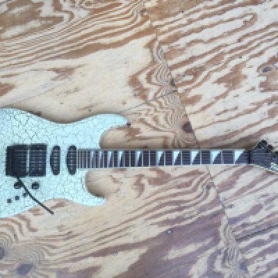 A Fenix by Young Chang electric guitar. Comes with a soft carry case.