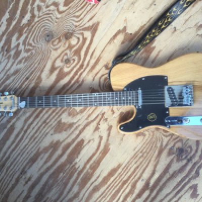 A Gear 4 Music left handed 12 string electric guitar. No case.