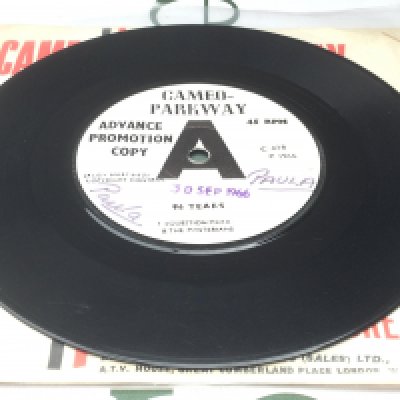 A 7" promo disc of 96 Tears by ? & The Mysterians. VG+.