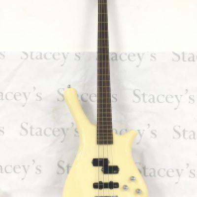 A Warwick Fortess One bass guitar. Comes with a soft carry case.