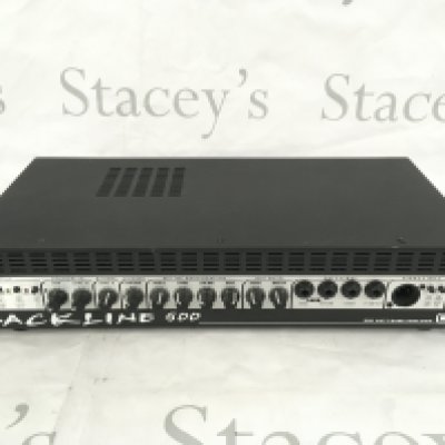 A Gallien Krueger Backline 600 two channel 300w bass amp head.