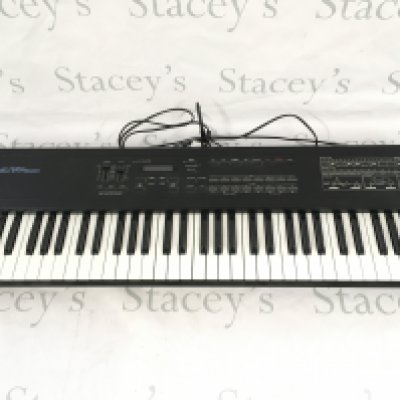 A Roland D-10 multi timbral linear synthesizer.