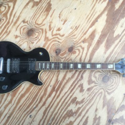 A1970s Harmony Les Paul style electric guitar fitted with two humbuckers.