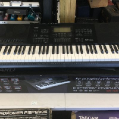 A boxed Casio WK 7600 keyboard.