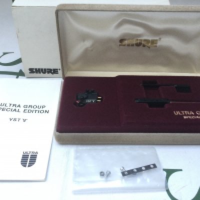 A boxed Shure Ultra 500 HiFi stereo MM cartridge with booklet etc.