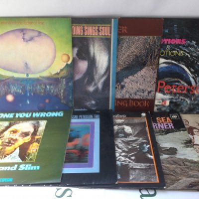 Eighteen jazz, blues and soul LPs by various artists including Ramsey Lewis, Lightnin' Hopkins, Otis Redding and others.