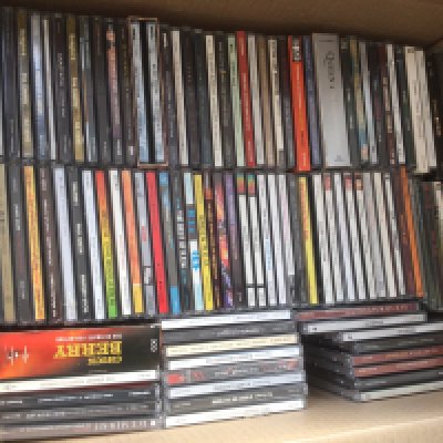 One box of CDs by various artists including Liam Gallagher, REM, Eminem and many more.